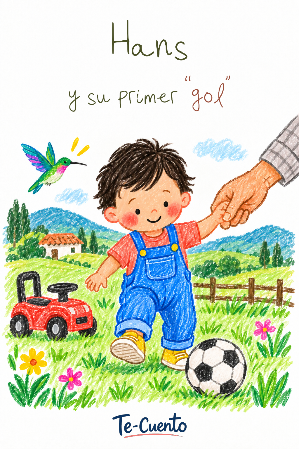 Hans y su primer «gol»